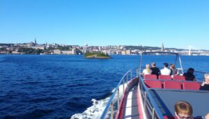 Bootstour auf dem Oslofjord mit Blick auf die Stadt