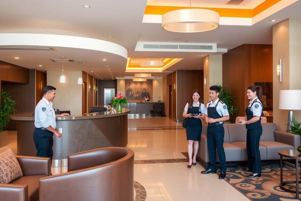Freundliches Hotelpersonal an der Rezeption - Lastminute Deal Teneriffa Freundliches Hotelpersonal an der Rezeption - Lastminute Deal Teneriffa