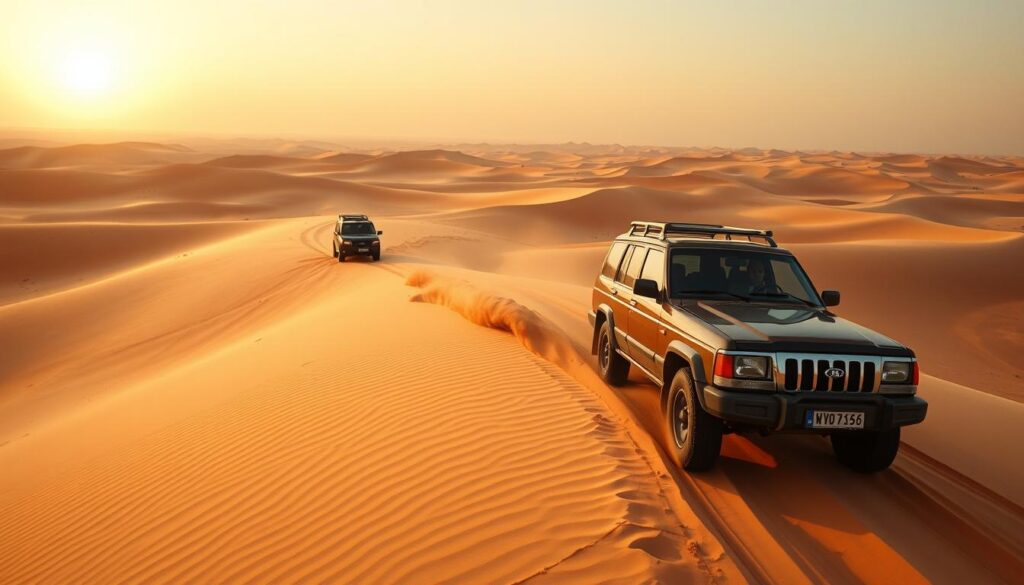 Geländewagen-Tour durch die Wüste von Dubai Geländewagen-Tour durch die Wüste von Dubai