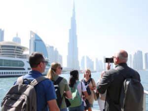 Landausflug in Dubai mit Blick auf die Stadt