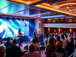 Symbolbild: Unterhaltungsprogramm mit Live-Musik auf der Mein Schiff 4