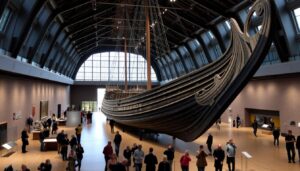 Wikingerschiffmuseum in Oslo mit historischen Schiffen