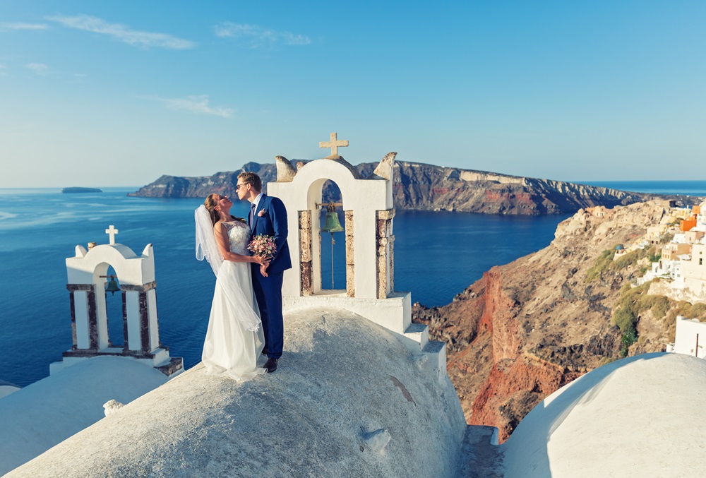heiraten in Santorini