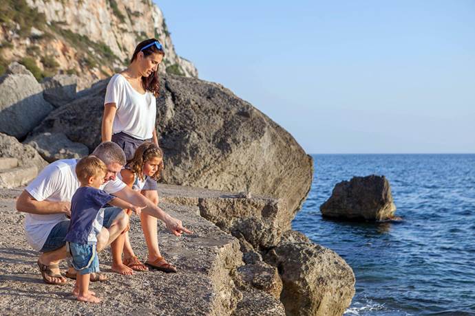 Familie auf Kreta