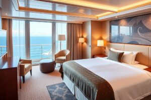 Balkonkabine auf der Mein Schiff 1 mit Meerblick für die Rock 'n' Sail 2026 mit Peter Maffay und Band