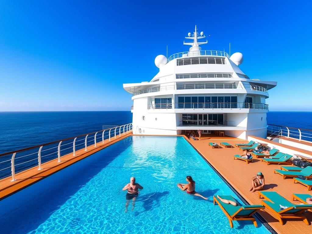 Infinity-Pool auf dem Heck der Mein Schiff Relax