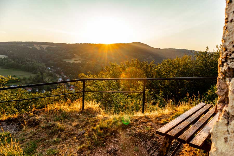 Sommerwanderung auf dem Höhenweg des Thüringer Waldes