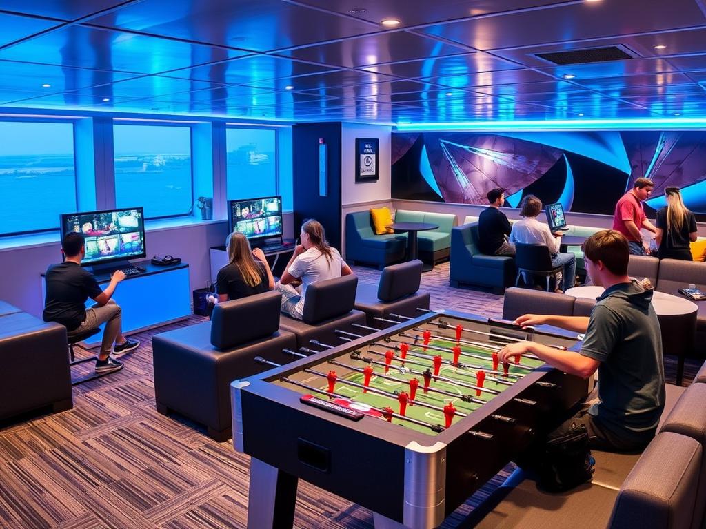 Teens Lounge auf der Mein Schiff Relax mit Jugendlichen