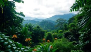 Regenzeit Costa Rica Landschaft