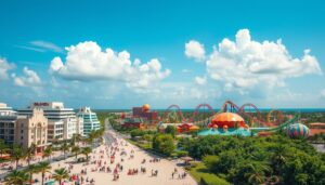 Beliebte Reiseziele in Florida mit Miami Beach und Orlando Themenparks