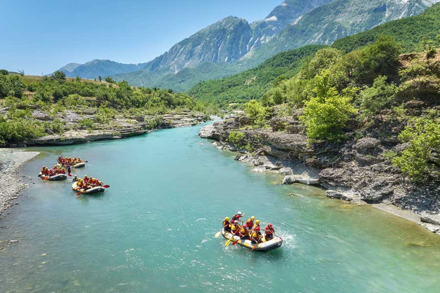 Osum-Schlucht-rafting