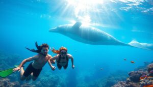 Schwimmen mit Walen in Tonga
