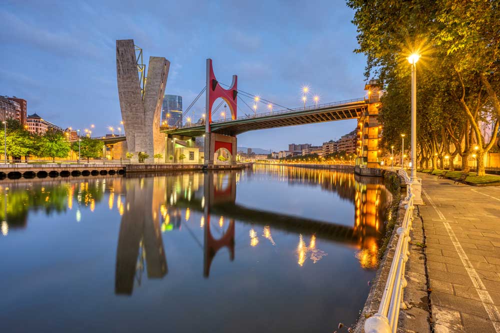 La Salve Bridge in Bilbao 