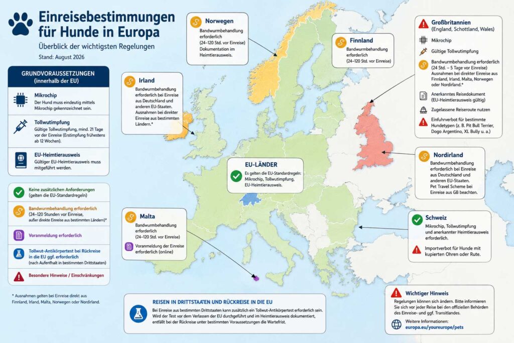 einreisebestimmung-fuer-hunde-europa-kartenuebersicht