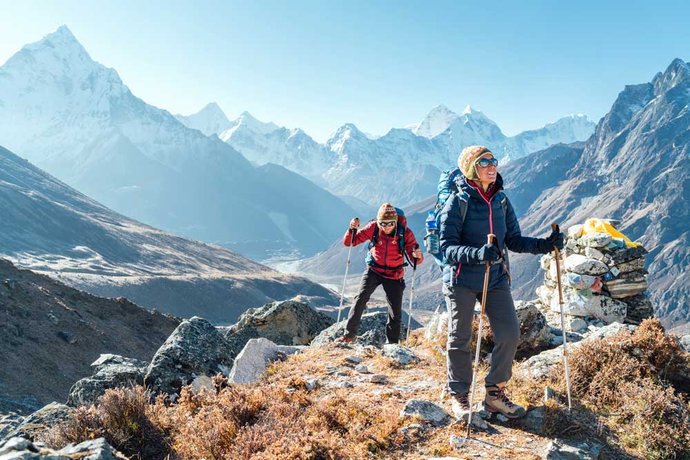 himalaya-bergwanderrung