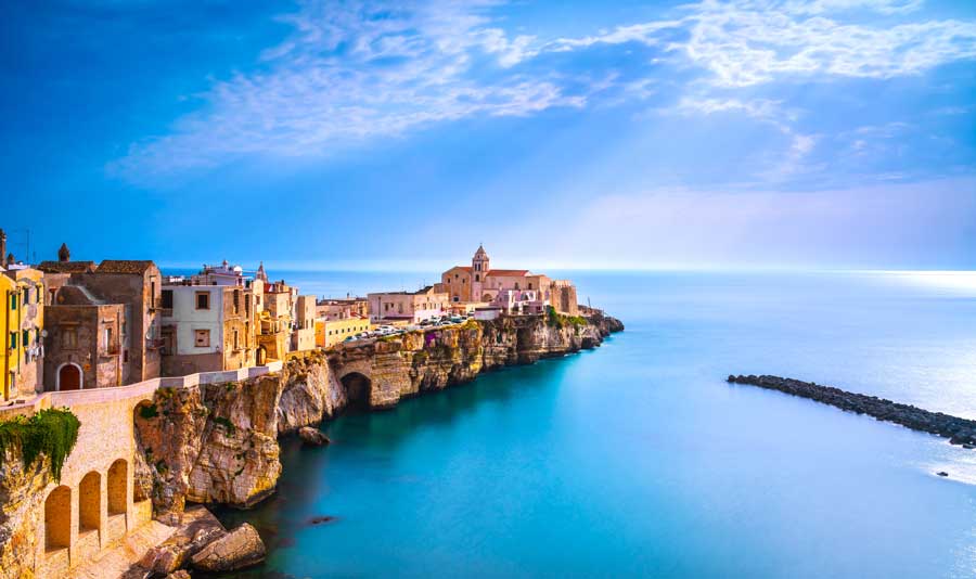 Stadt Vieste, Gargano, Apulien